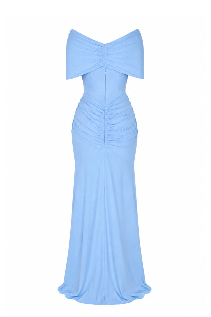 Dalila Dress In Sky-Blue