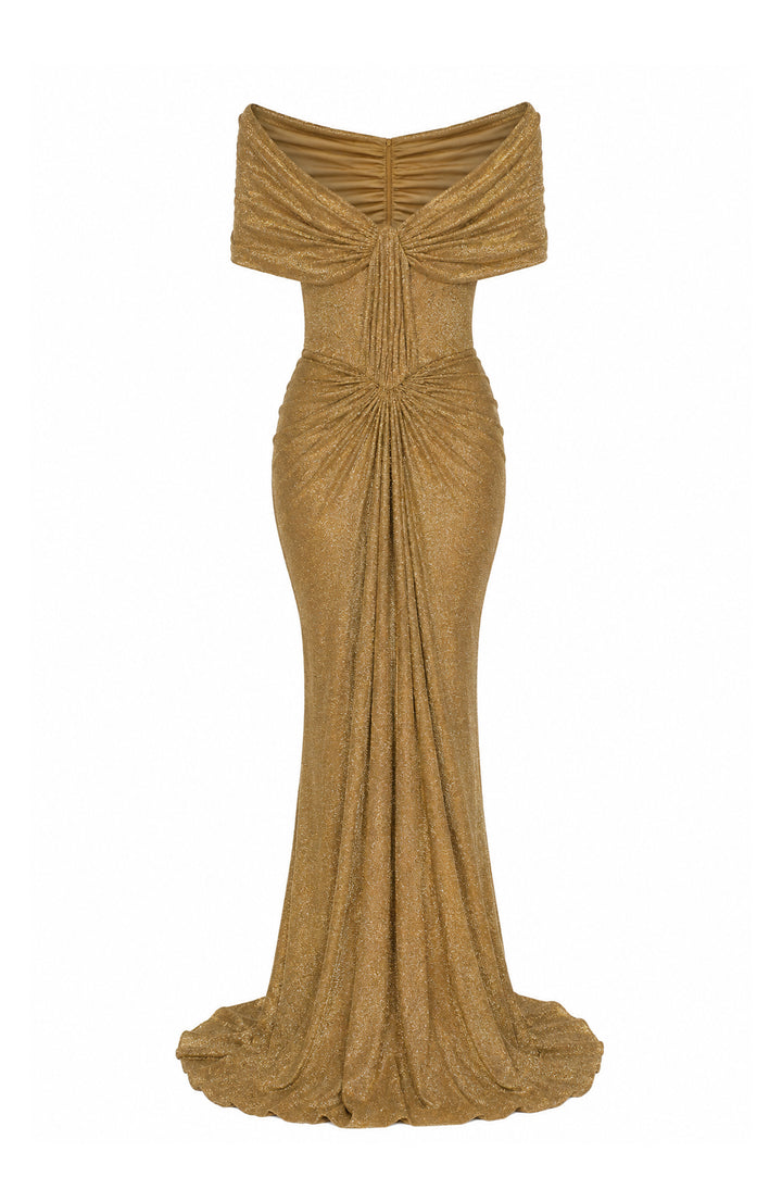 Dalila Dress In Gold