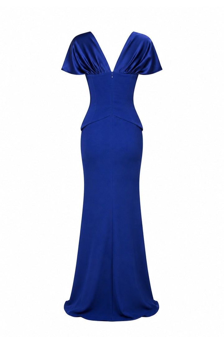 Layla Dress In Sapphire-Blue