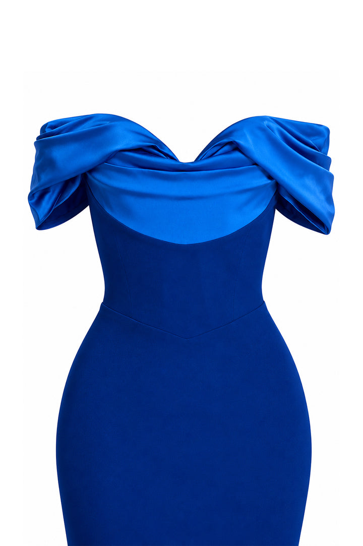 North Long Dress In Cobalt