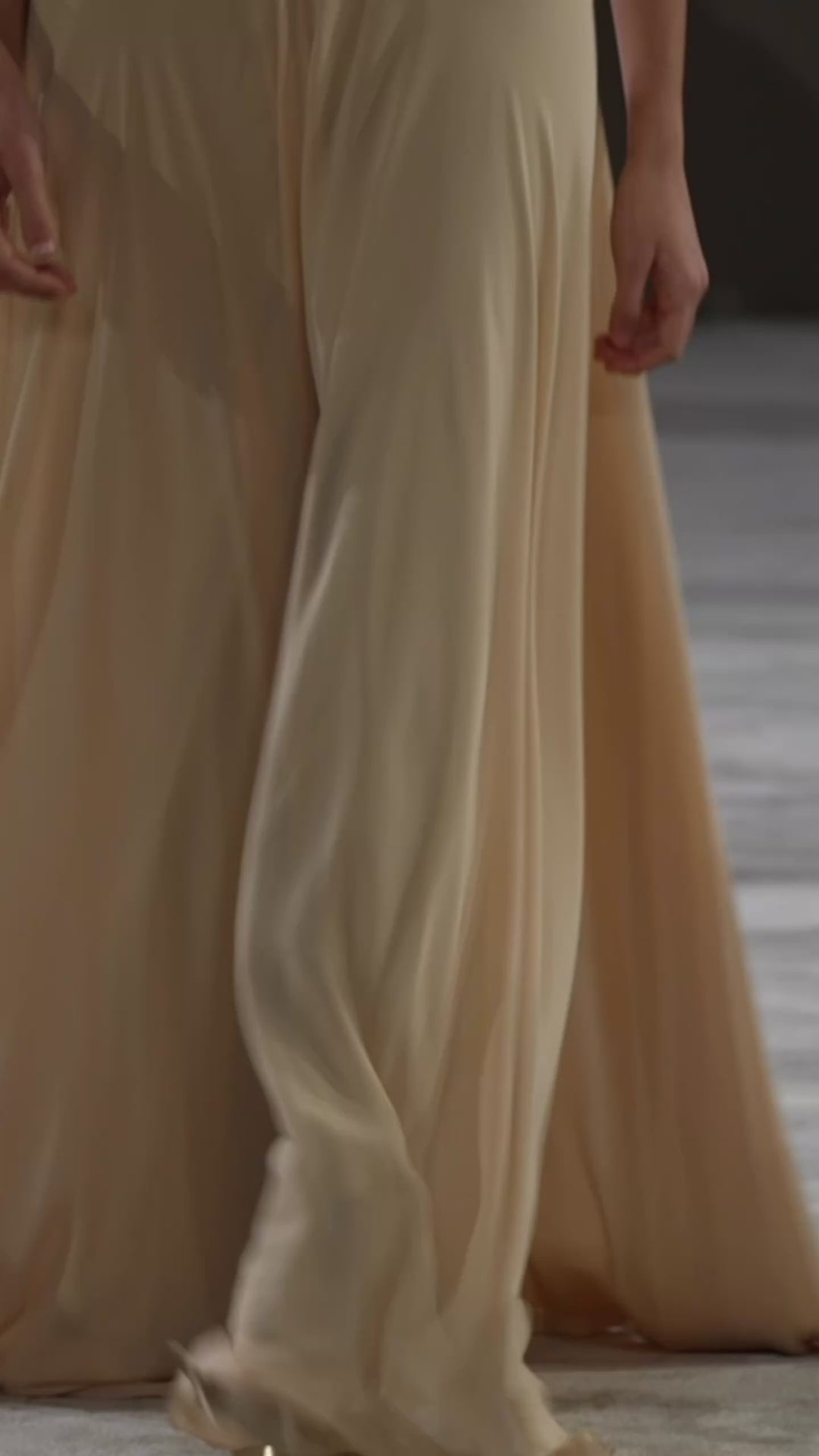 Caelia Silk and Crystal Dress