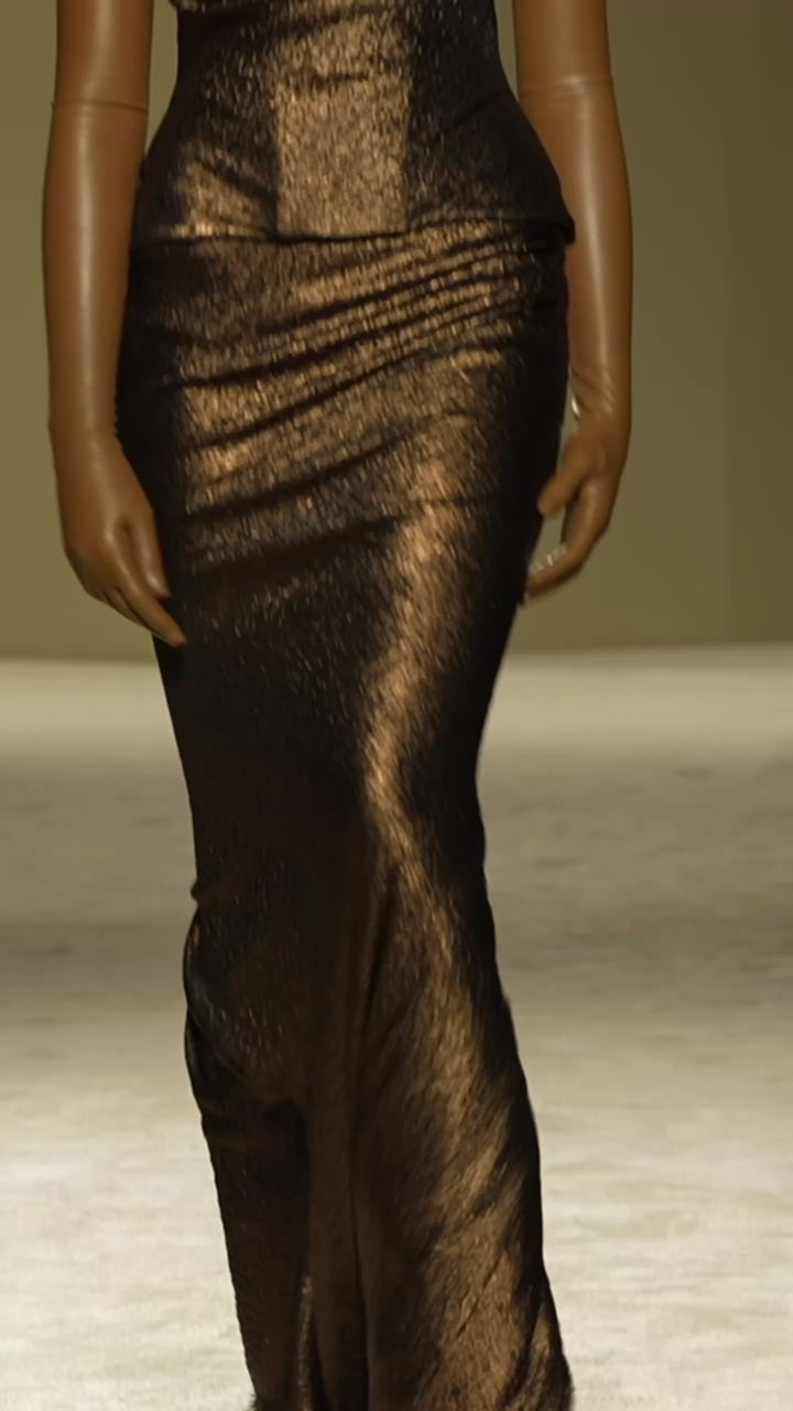 Rania Dress In Bronze