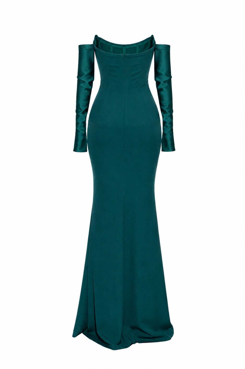 Raven Dress In Hunter-Green
