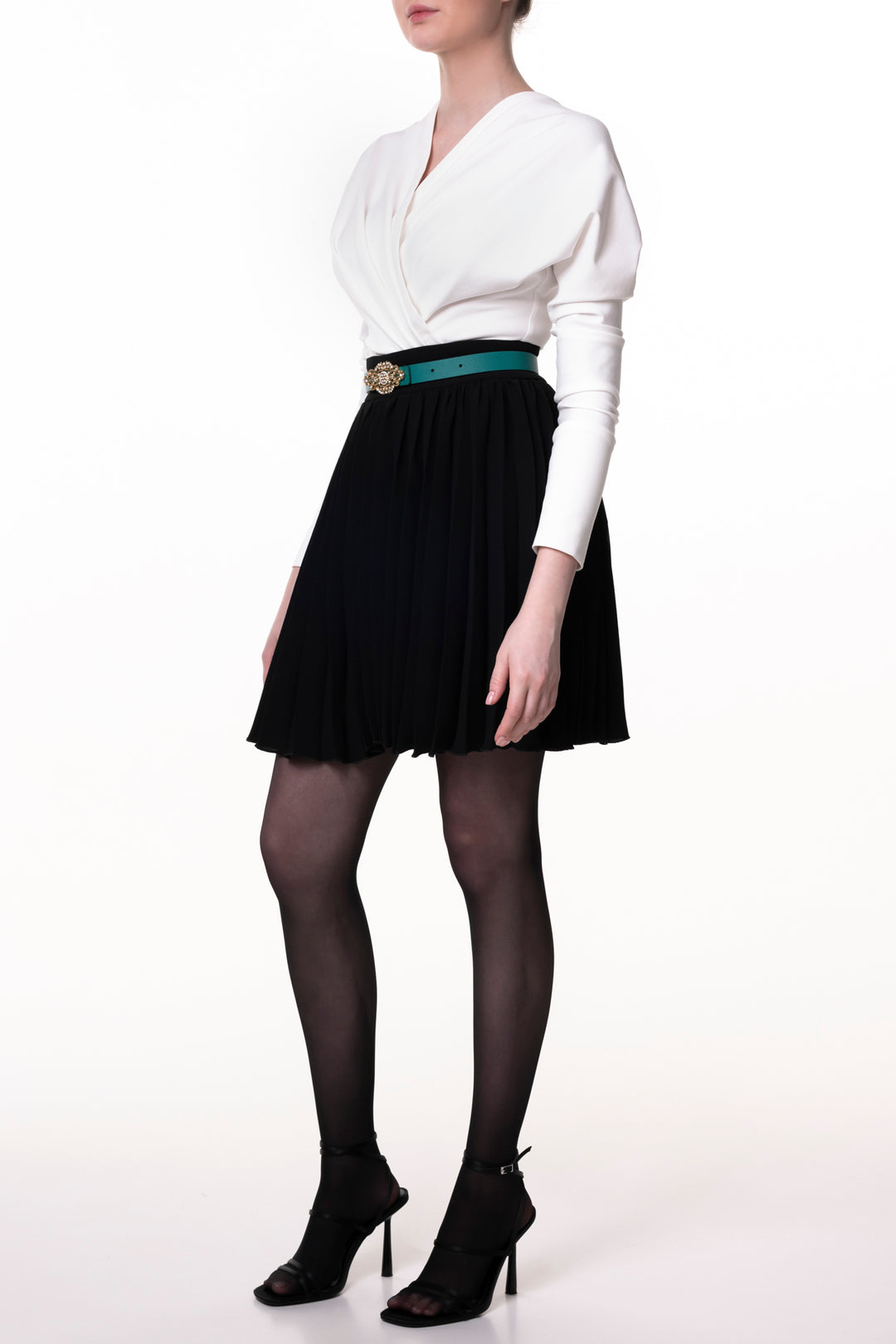 Sofia Stretchy Top In Ivory