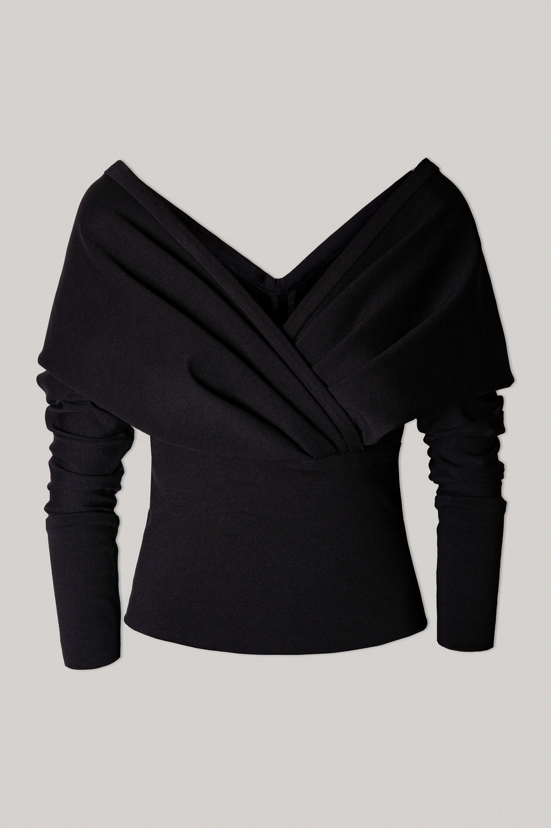 Sofia Stretchy Top In Black